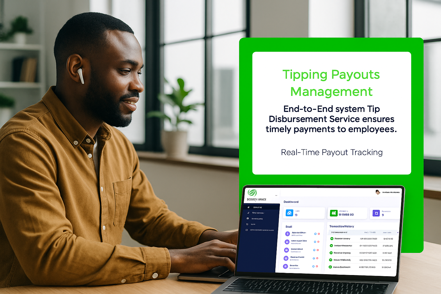 ZutoHub dashboard on laptop